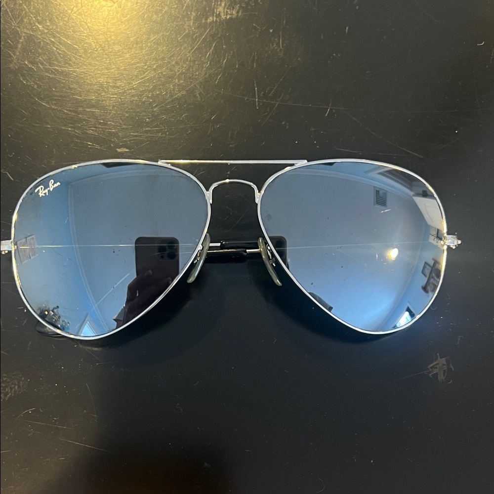 Ray-Ban Large Aviator Mirror Metallic Sunglasses Men Women